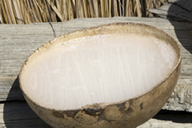 ¿En qué se tomaba el pulque antes del vidrio?
