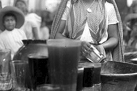Vidrio y pulque