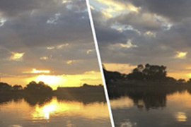 ¿Qué uso tiene el agua en las fotos?