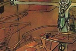 Una grave situación de Roberto Matta, (nació en Santiago de Chile, Chile en 1911